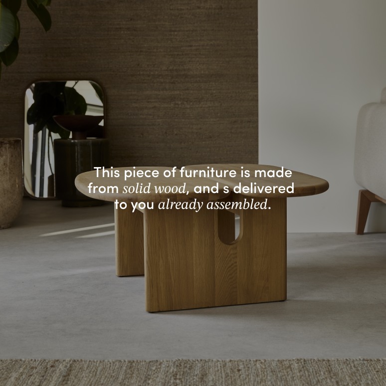 Sophia - Solid oak coffee table