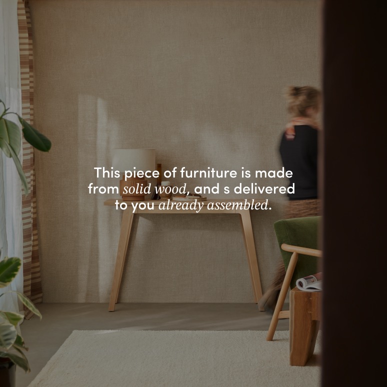 Esmée - Solid oak console table