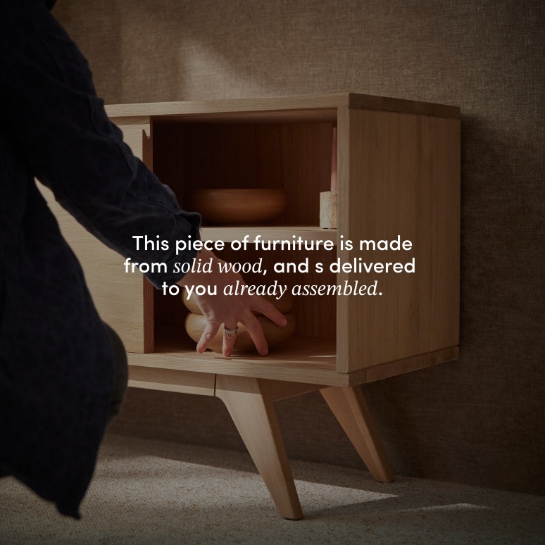 Esmée - 130 cm solid oak sideboard