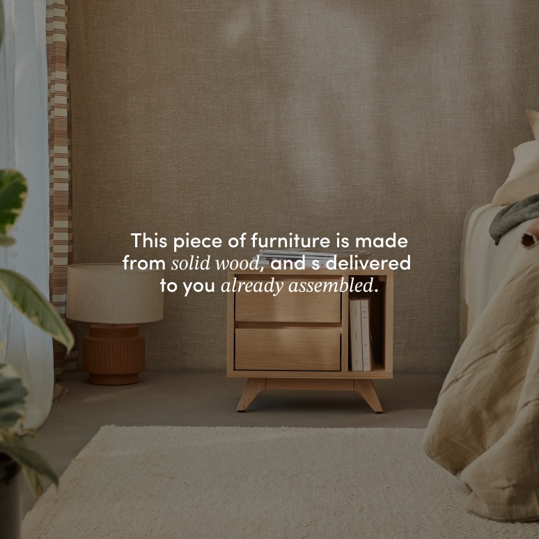 Esmée - Bedside table in solid oak