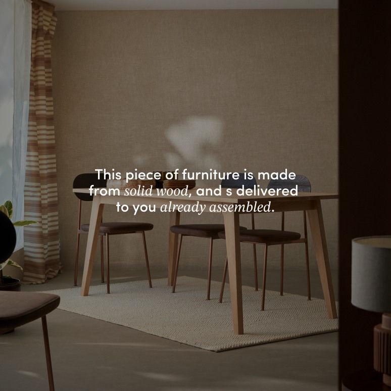 Esmée - 6–8-seater table in solid oak