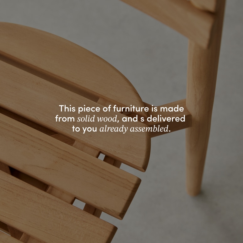 Vadim - Solid teak chair