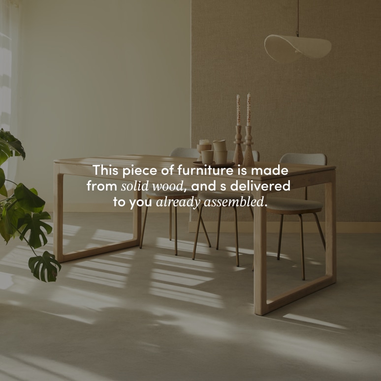 Arto - Solid oak 6–12-seater extendable table