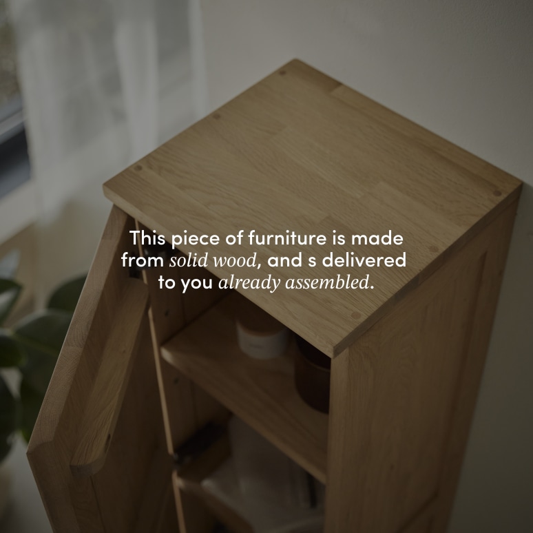 Jacob - Solid oak wall unit