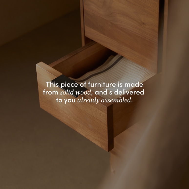 Senson - Solid walnut storage tower