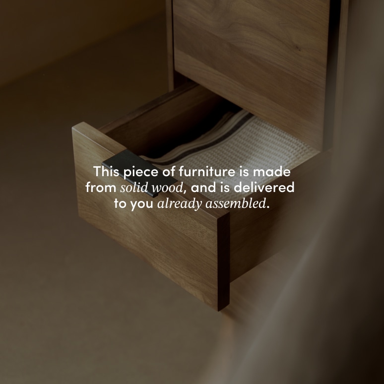 Senson - Solid walnut storage tower