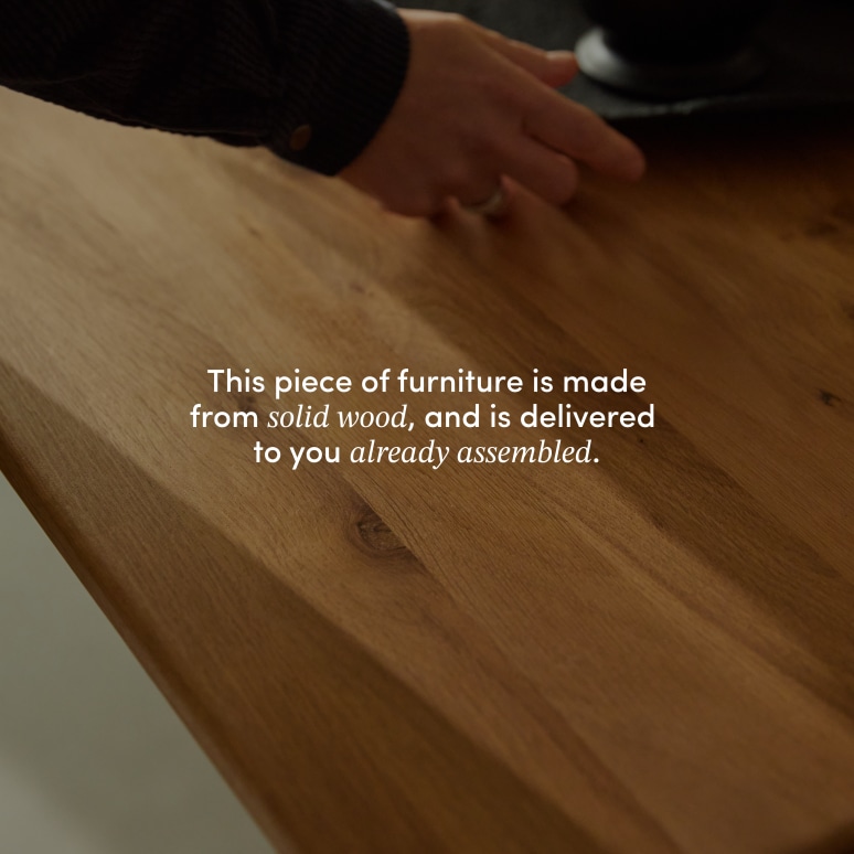 Martin - Solid oak 6–12-seater extendable table