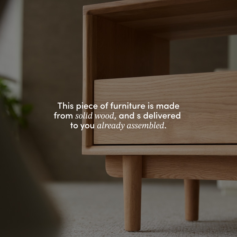 Ellie - Bedside table in solid oak