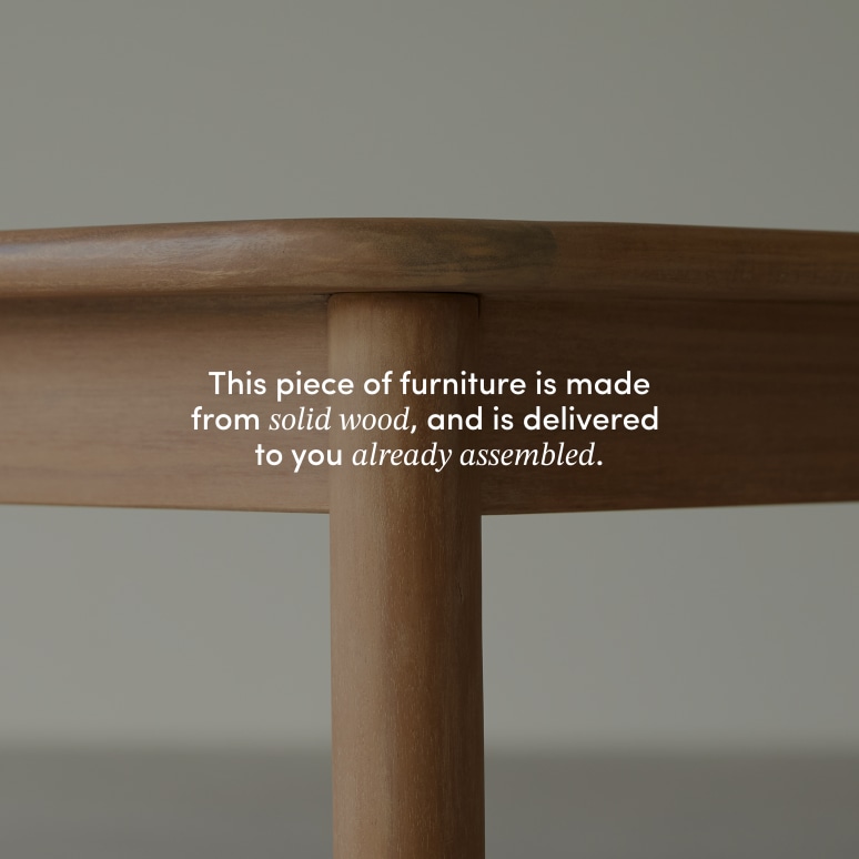 Daniela - Garden coffee table in solid acacia