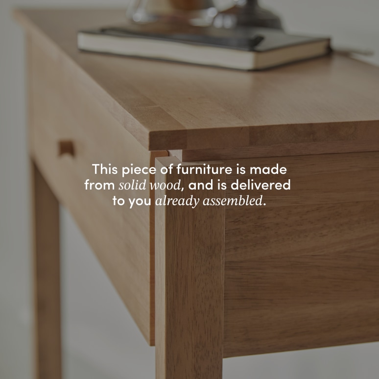 Renata - Console Table in solid rubberwood