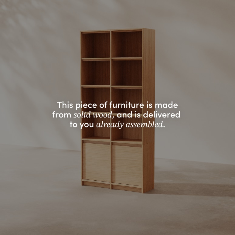 Aliette - Bookcase in oak