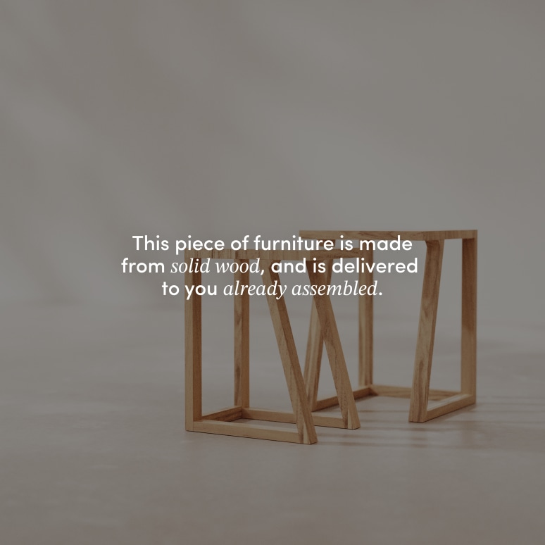 Gaspard - Side Table in solid mango wood