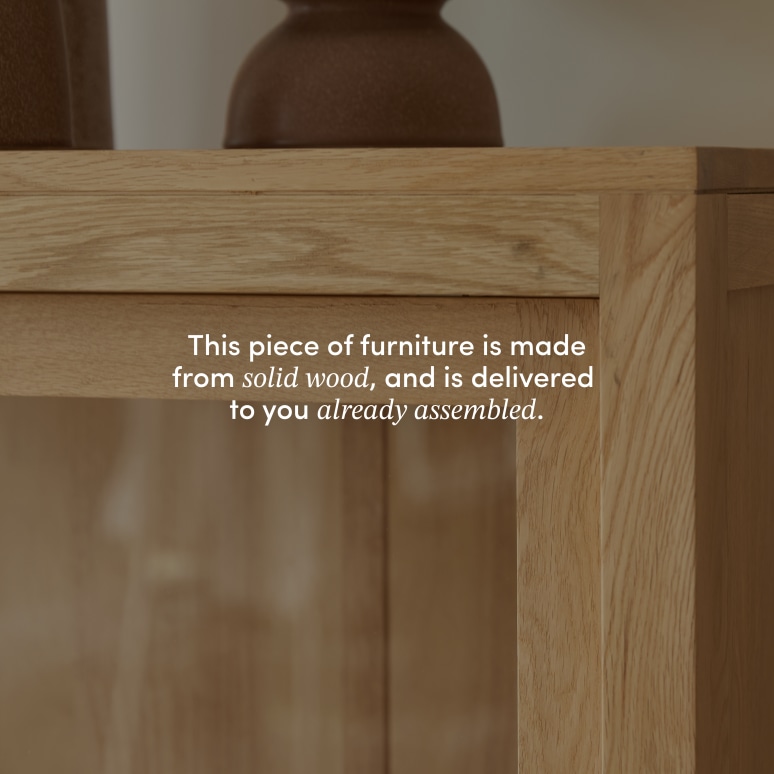Heidi - Cupboard in solid oak, 160 cm