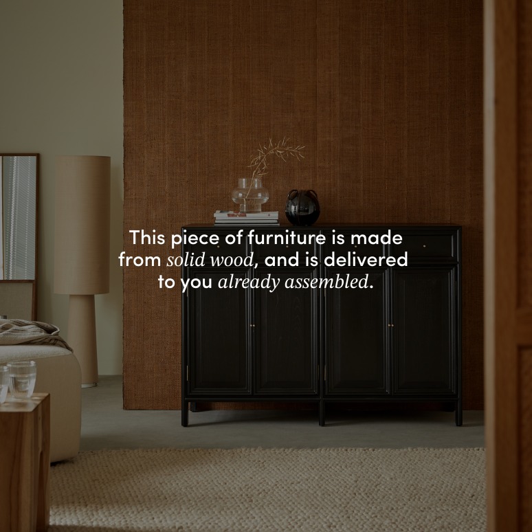 Anna - Sideboard in mindi, 120 cm