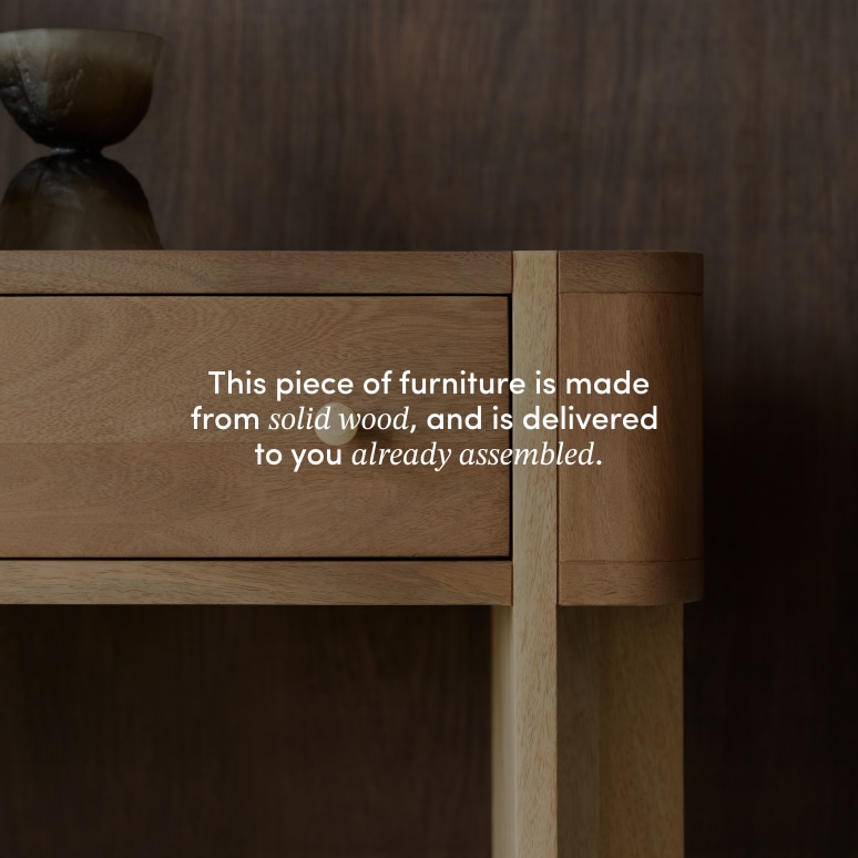Gaya - Solid mango console table