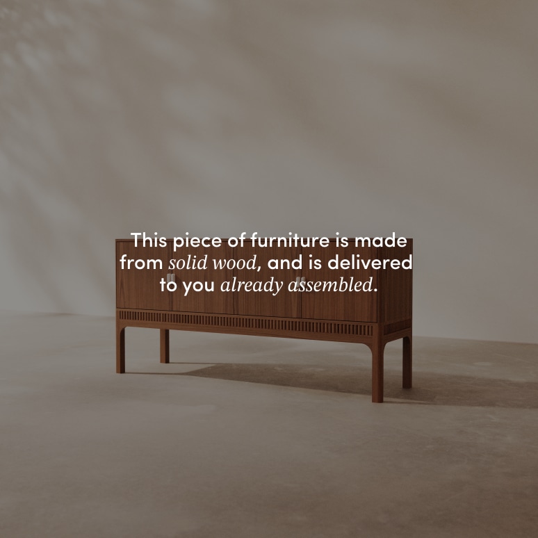 Pippa - Sideboard in solid acacia, 160 cm