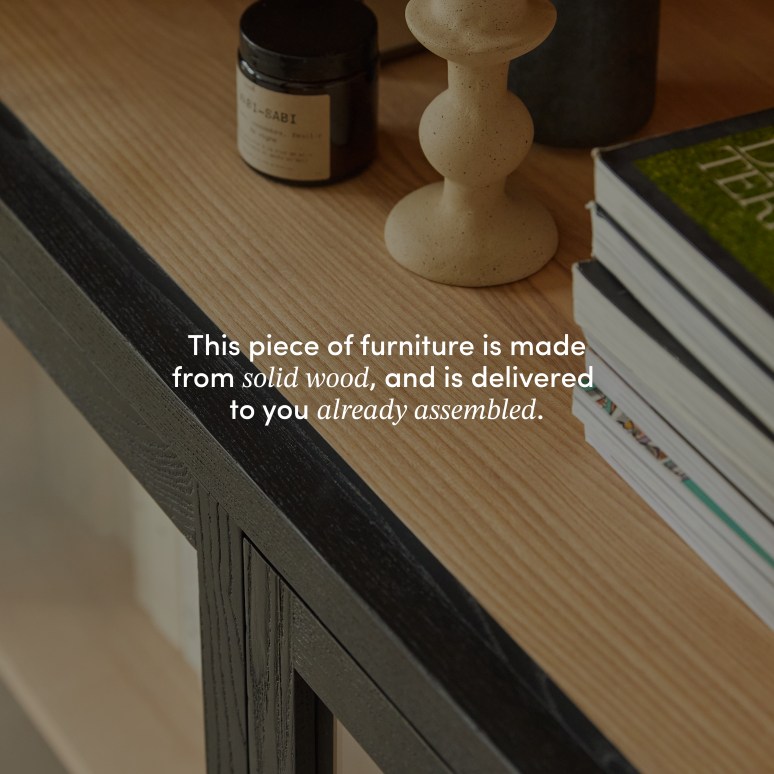 Carmen - Bookcase in solid ash