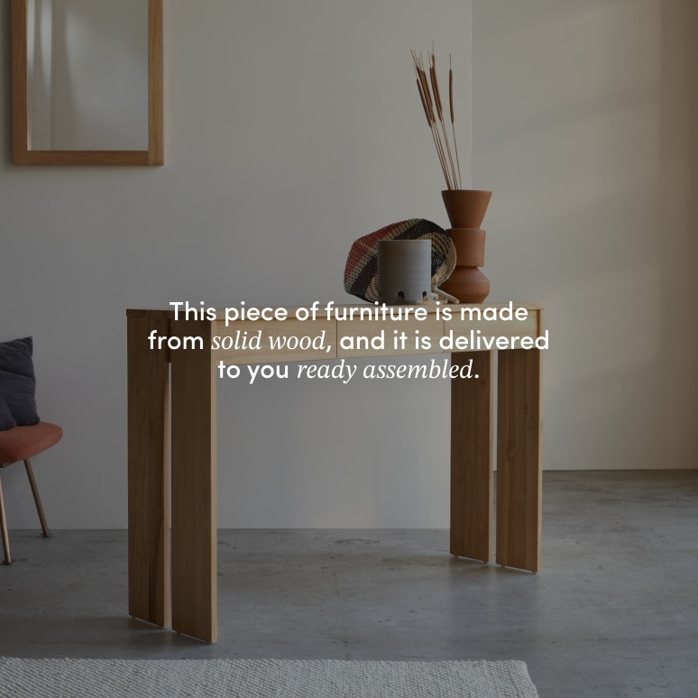 Eden - Solid teak console table