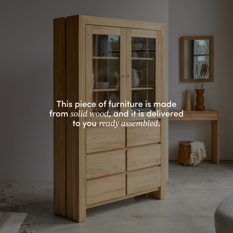 Eden - Kitchen dresser in solid teak