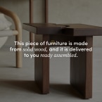 Opéra - Solid oak side table