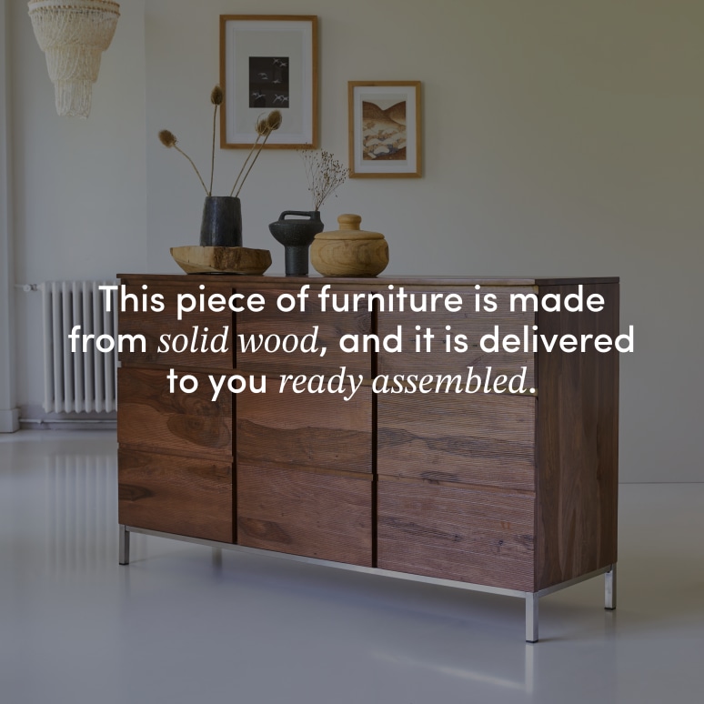 Nova - Solid sheesham sideboard 155 cm