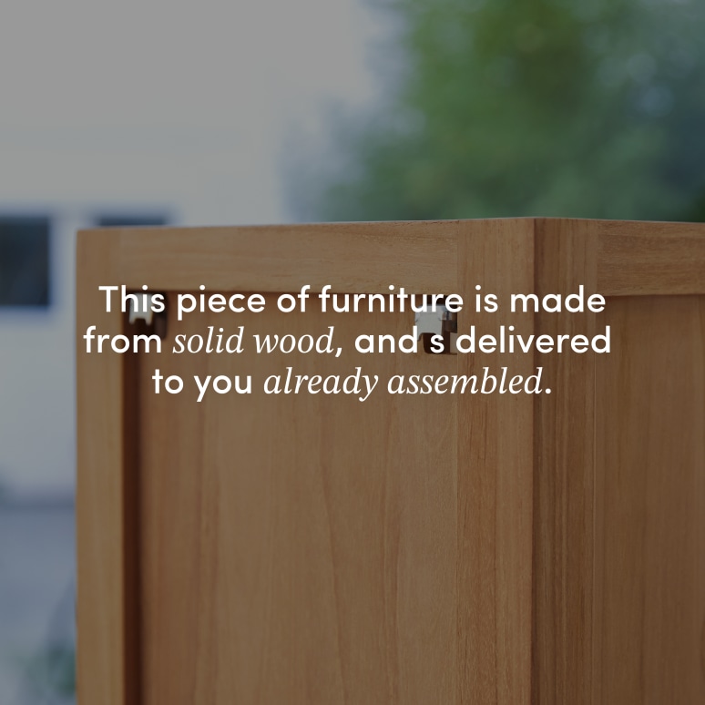 Serena - Column in solid teak