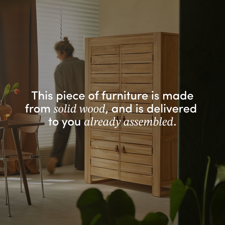 Minimalys - Dresser in solid teak, 110 cm