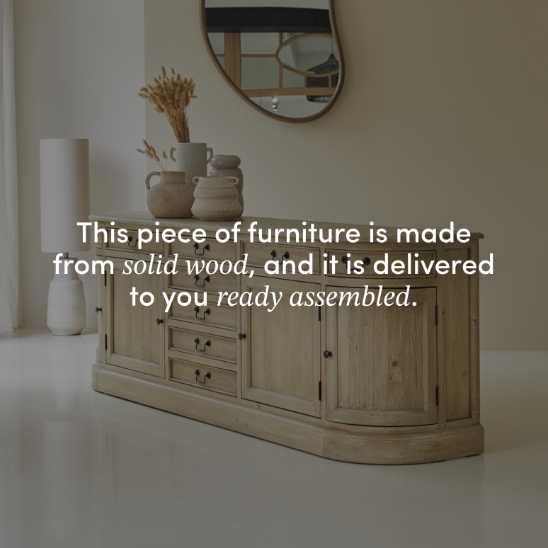 Celeste - Sideboard in pine, 225 cm