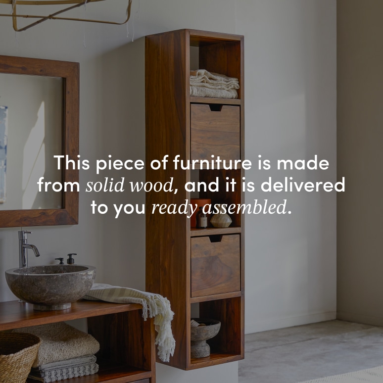 Kwarto - Column in solid sheesham