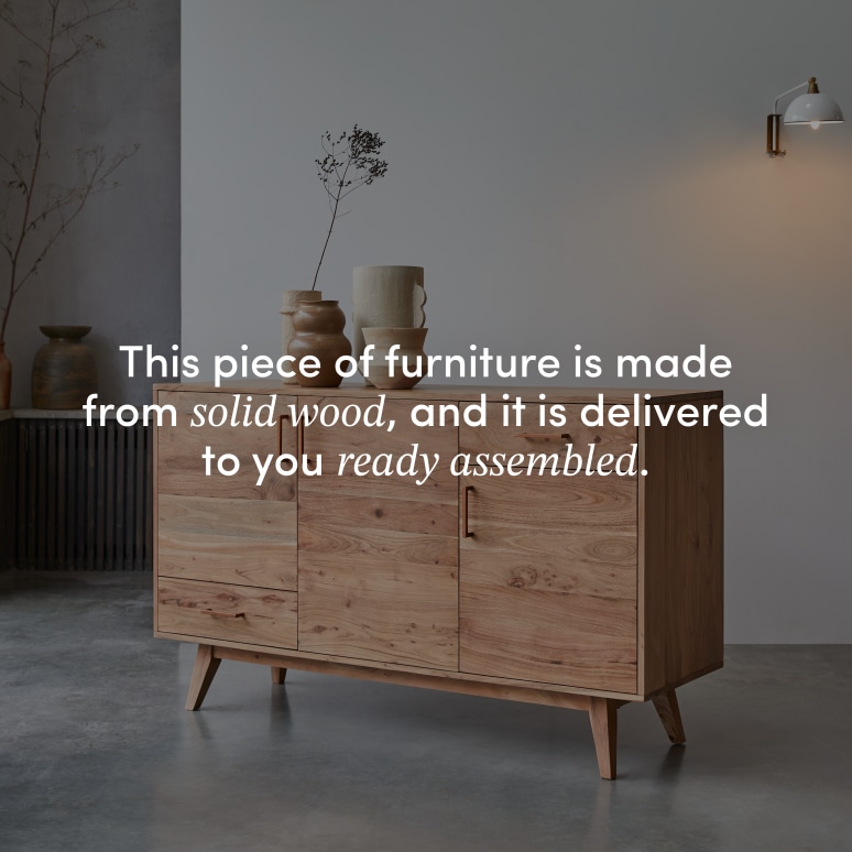 Oslo - Sideboard in solid acacia - 150 cm