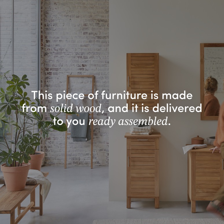 Soho - Low unit in solid teak