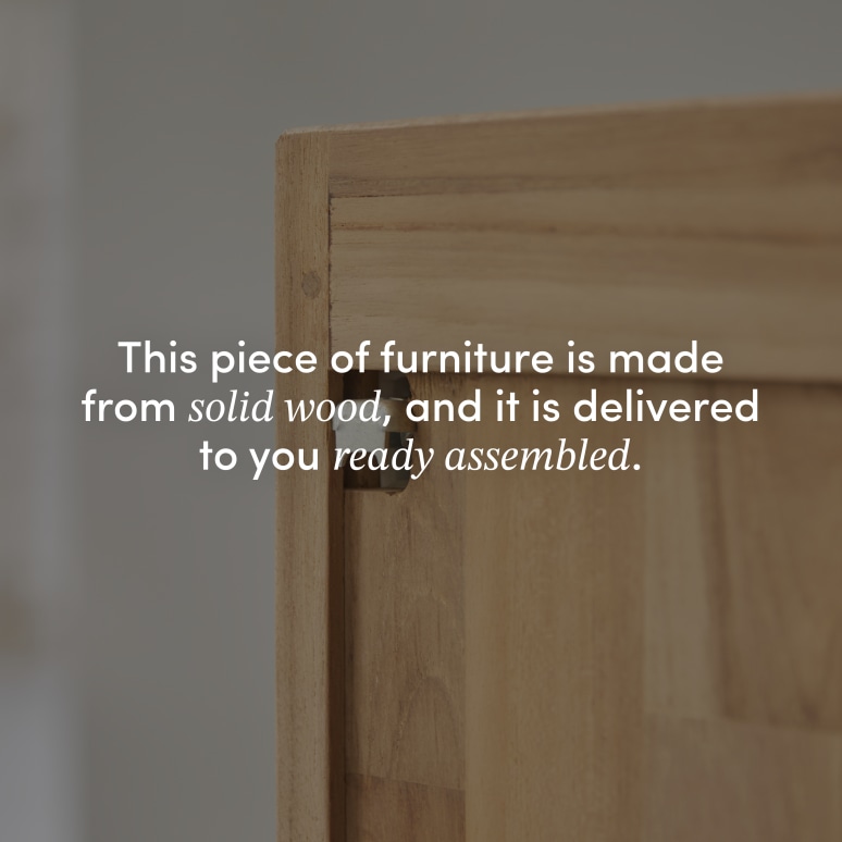 Soho - Solid teak wall unit