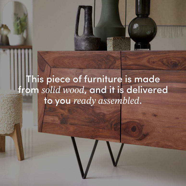 Metric - Solid sheesham sideboard 175 cm