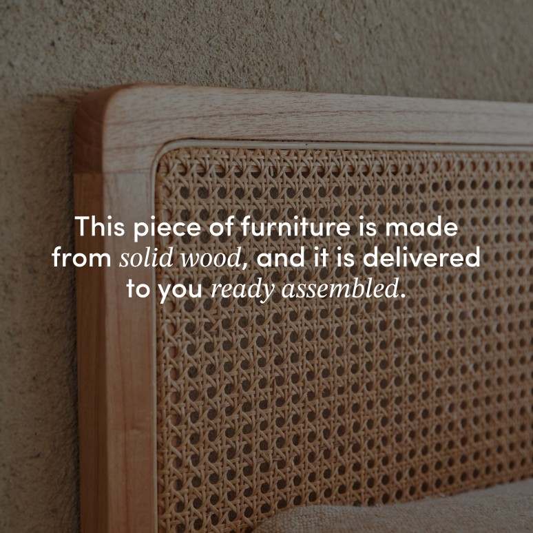 Adèle - Rattan headboard - 160 cm