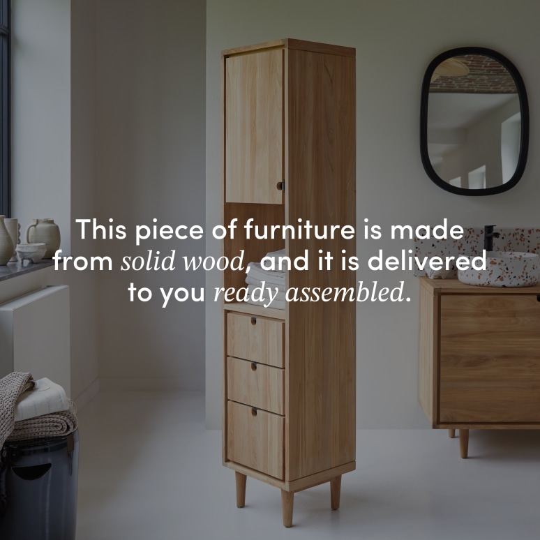 Jonàk - Solid teak column