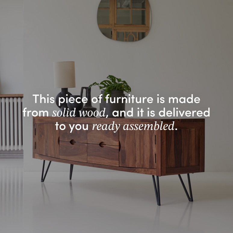 Bonnie - Solid sheesham TV unit 180 cm