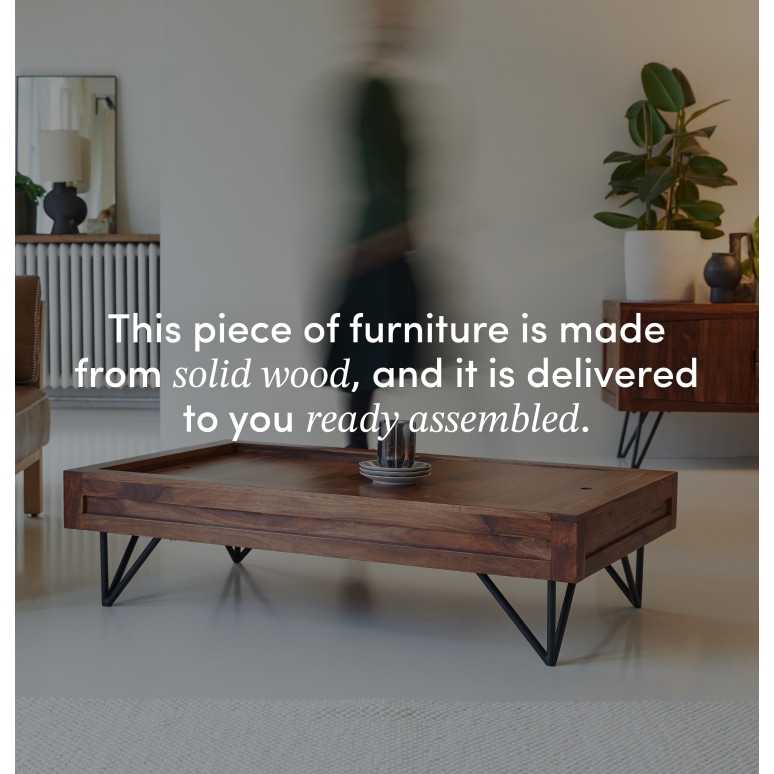 Bonnie - Solid sheesham storage coffee table