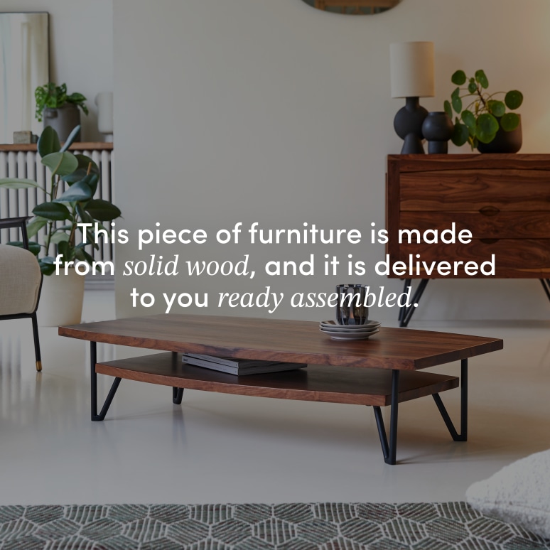 Bonnie - Solid sheesham coffee table