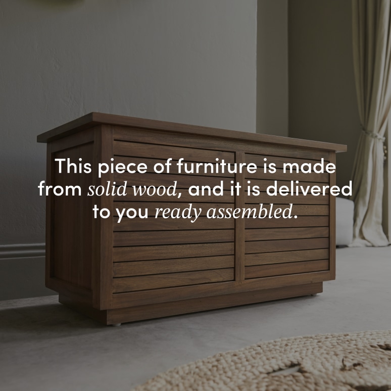 Loggia - Solid acacia storage chest