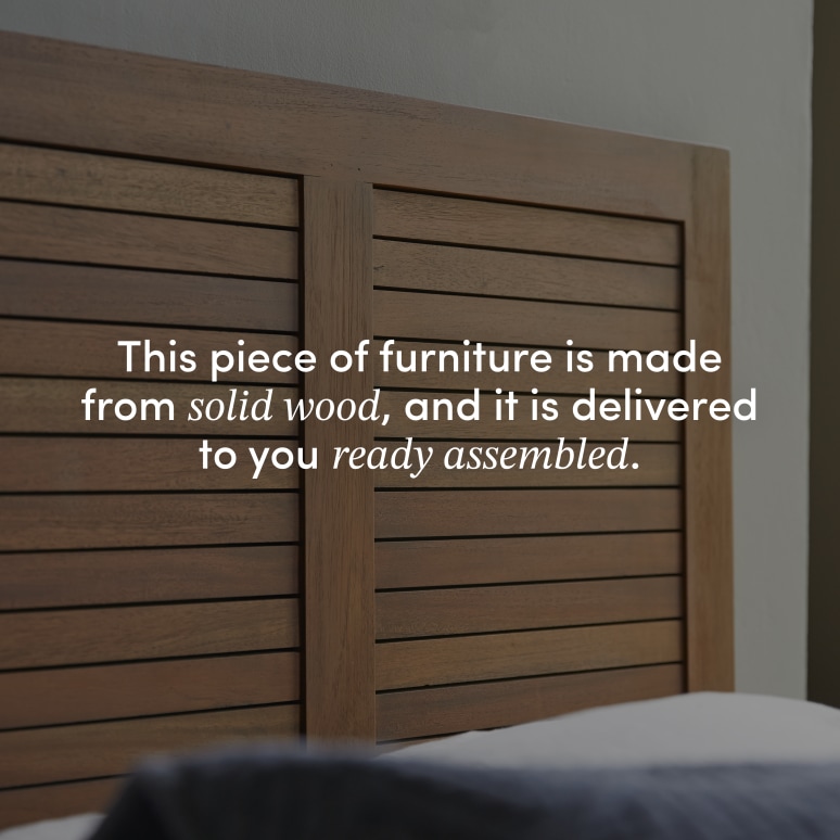 Loggia - Solid acacia headboard 160 cm