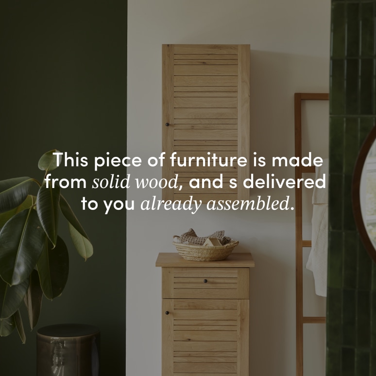 Soho - Solid oak wall unit