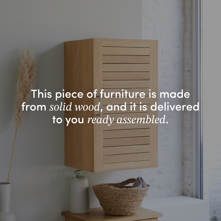 Soho - Solid oak wall unit