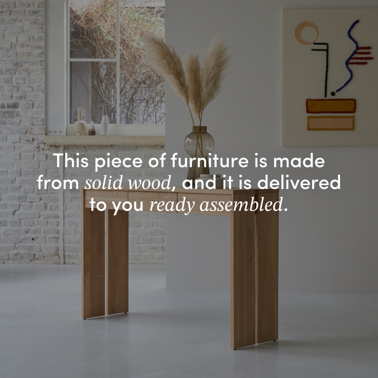Eden - Solid oak console table