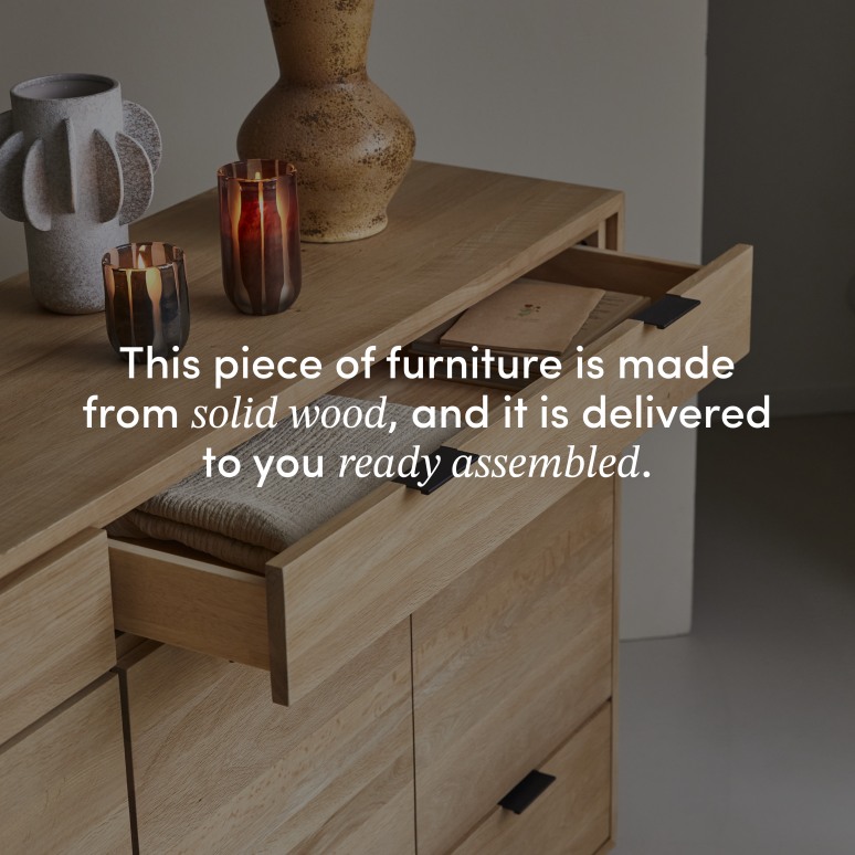 Senson - Solid oak sideboard 200 cm