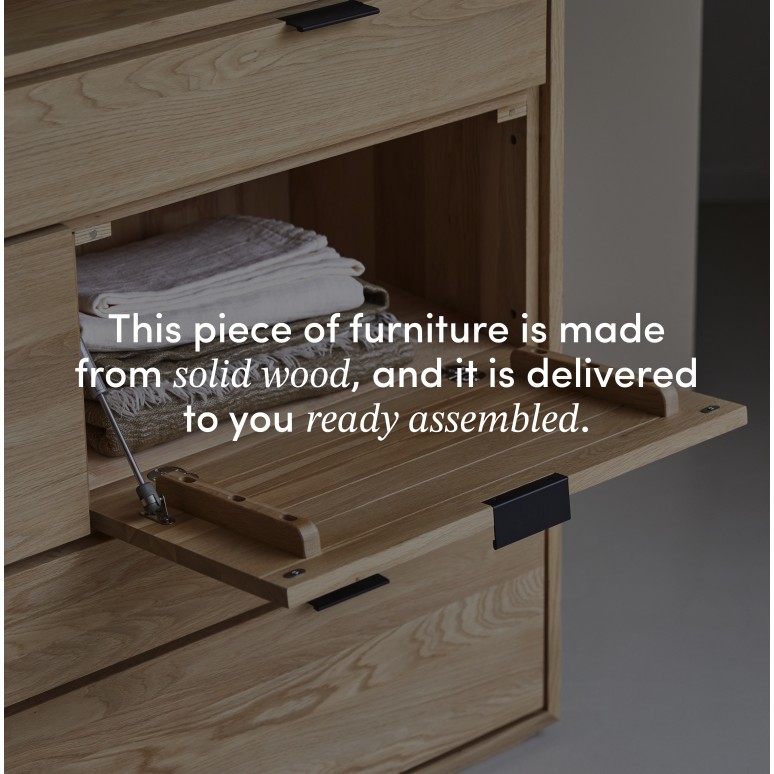 Senson - Solid oak chest of drawers