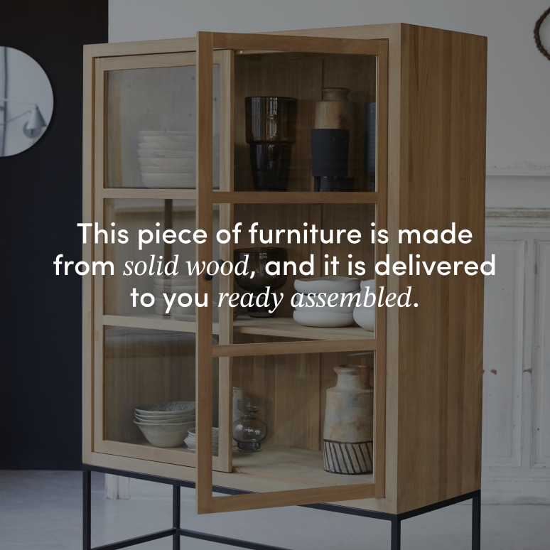 Babeth - Tall solid teak dresser