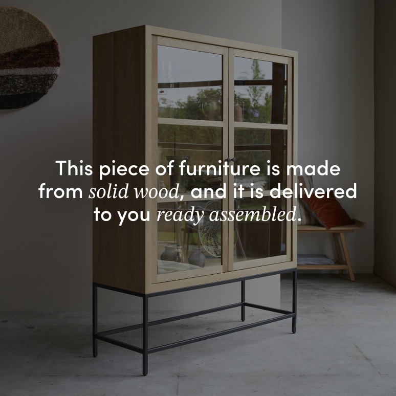 Babeth - Tall solid oak dresser