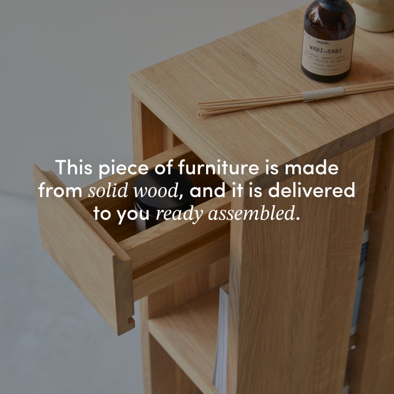 Eden - Solid oak side table