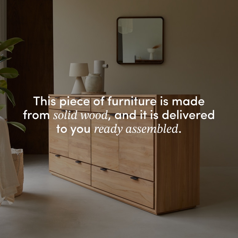 Senson - Solid teak sideboard 200 cm