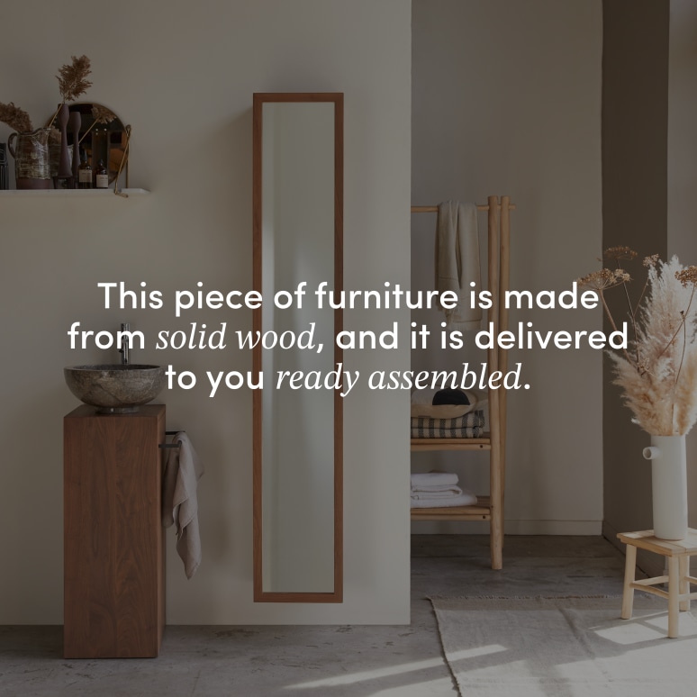 Twig - Solid walnut column - right